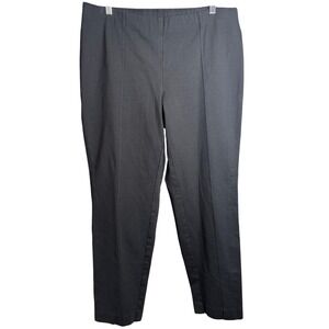 J‎ Jill Women's Ponte Slim Leggings Pants Size L Petite Black Pull On Stretchy